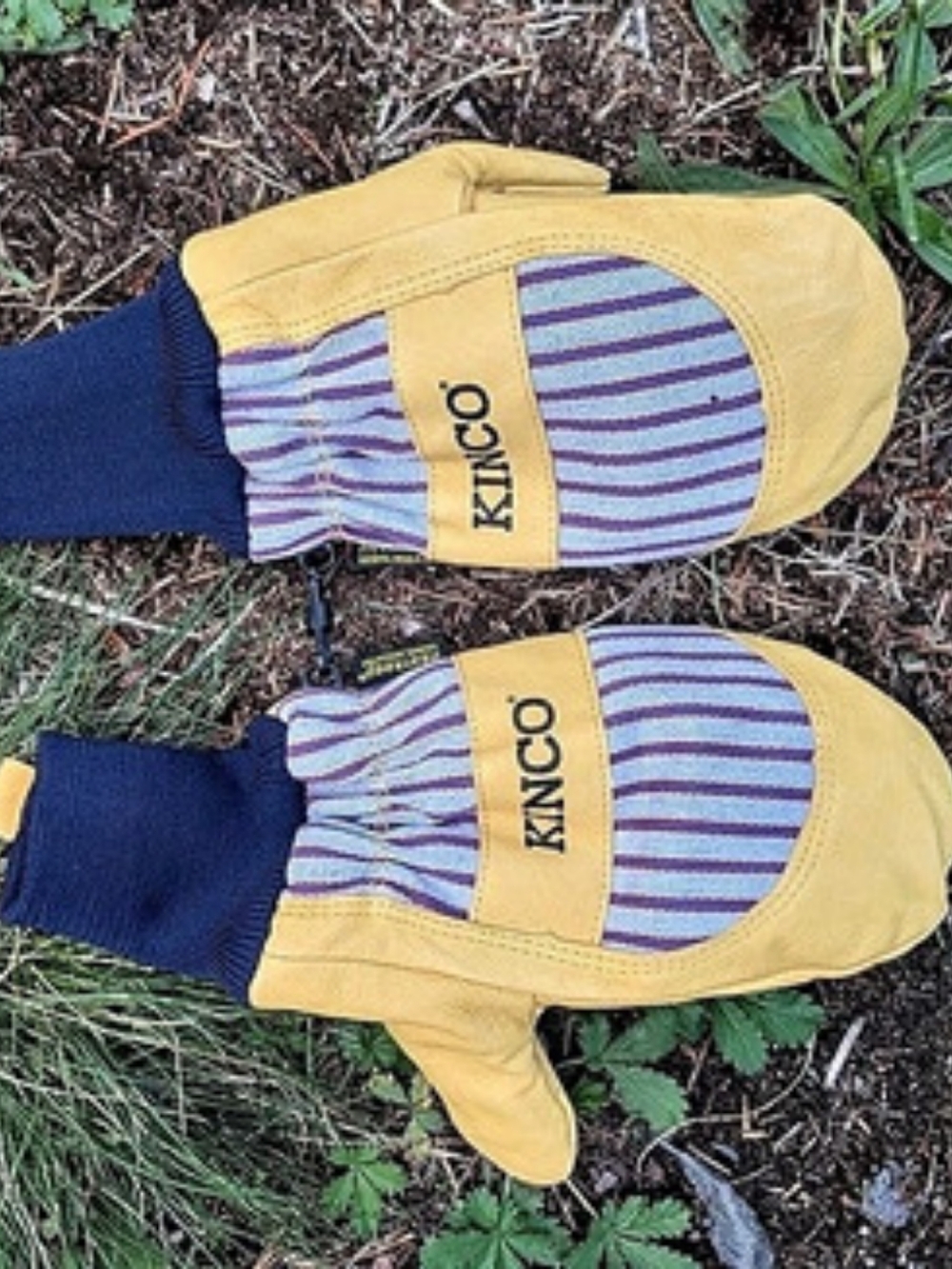 KINCO Thermal Lined Pigskin Ski Mittens